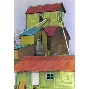 Framed Art 7/100: Original Hand Colored by Artist Mary Staby